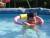Amélie dans notre super piscine! juillet 2007